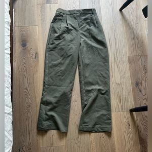 Abercrombie Tailored Wide Leg Curve Love Pant